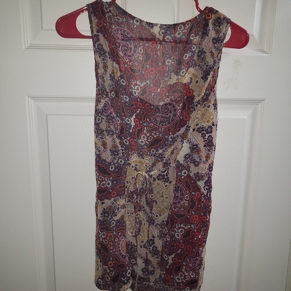 Mossimo sheer floral tank top - Picture 3 of 4